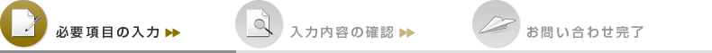 必要項目の入力